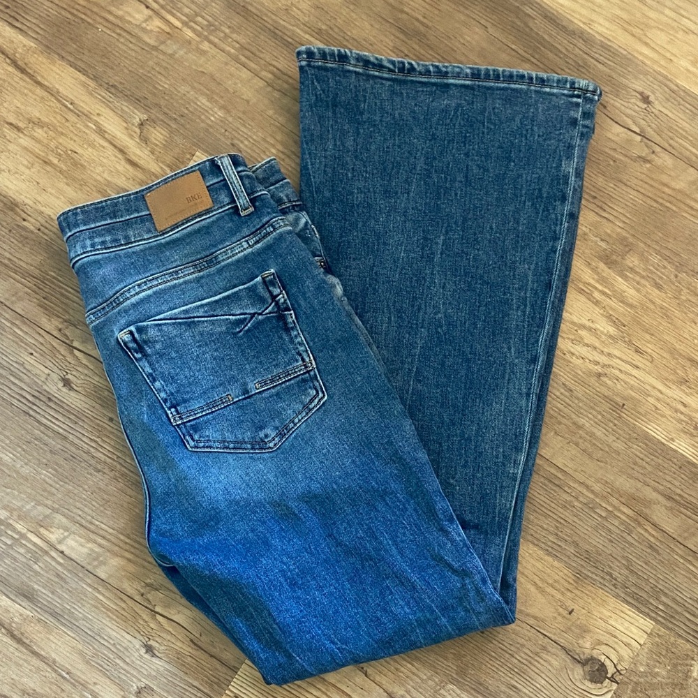BKE Blue Wash Straight-Leg Jeans 30x32